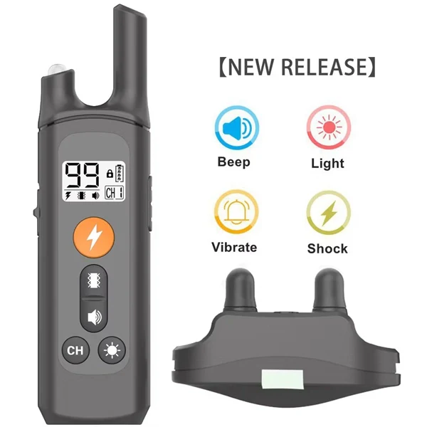 Dog Electric Rechargeable Waterproof 800m Remote Training Collar