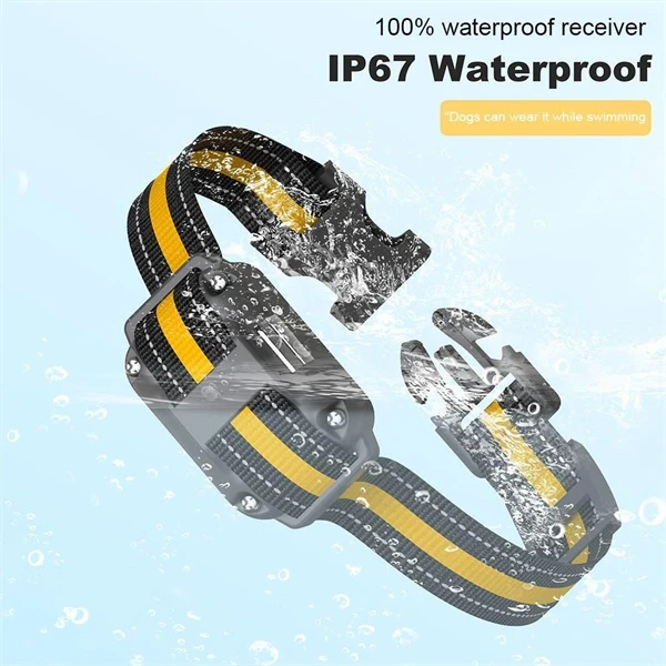 Dog Training Collar – 3000FT Remote Rechargeable Shock Collar for Pets