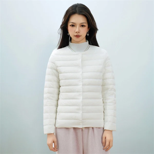 90% Down Filled Jacket - Women's Long Sleeve Winter Outerwear