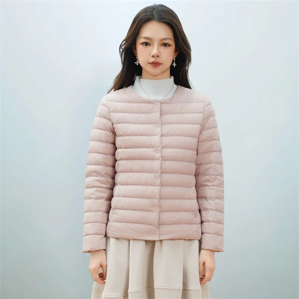 90% Down Filled Jacket - Women's Long Sleeve Winter Outerwear