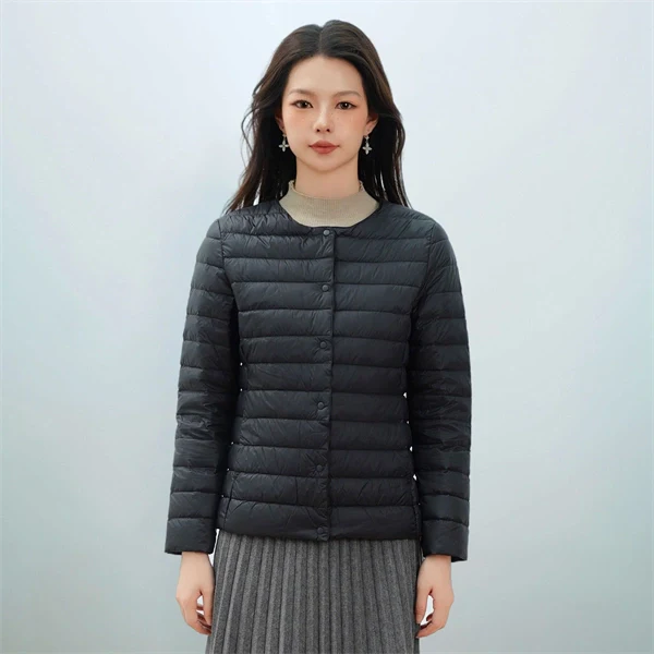 90% Down Filled Jacket - Women's Long Sleeve Winter Outerwear