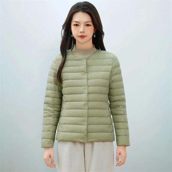 90% Down Filled Jacket - Women's Long Sleeve Winter Outerwear