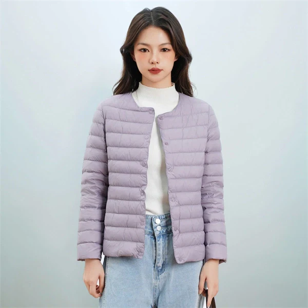 90% Down Filled Jacket - Women's Long Sleeve Winter Outerwear