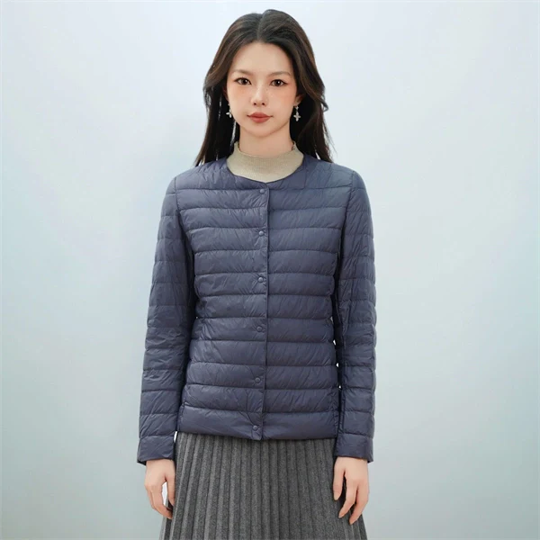 90% Down Filled Jacket - Women's Long Sleeve Winter Outerwear