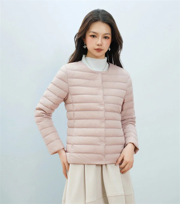 90% Down Filled Jacket - Women's Long Sleeve Winter Outerwear