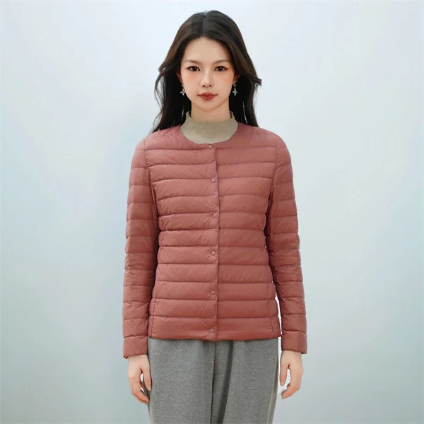 90% Down Filled Jacket - Women's Long Sleeve Winter Outerwear