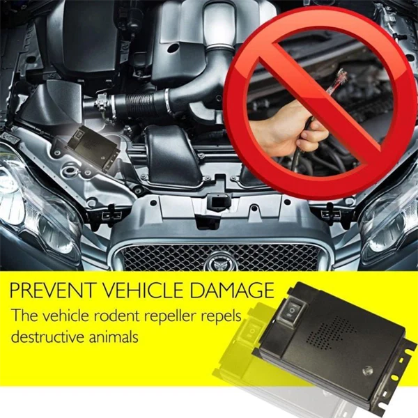 Effective Ultrasonic Car Mice Repeller - Removes in 48 Hours