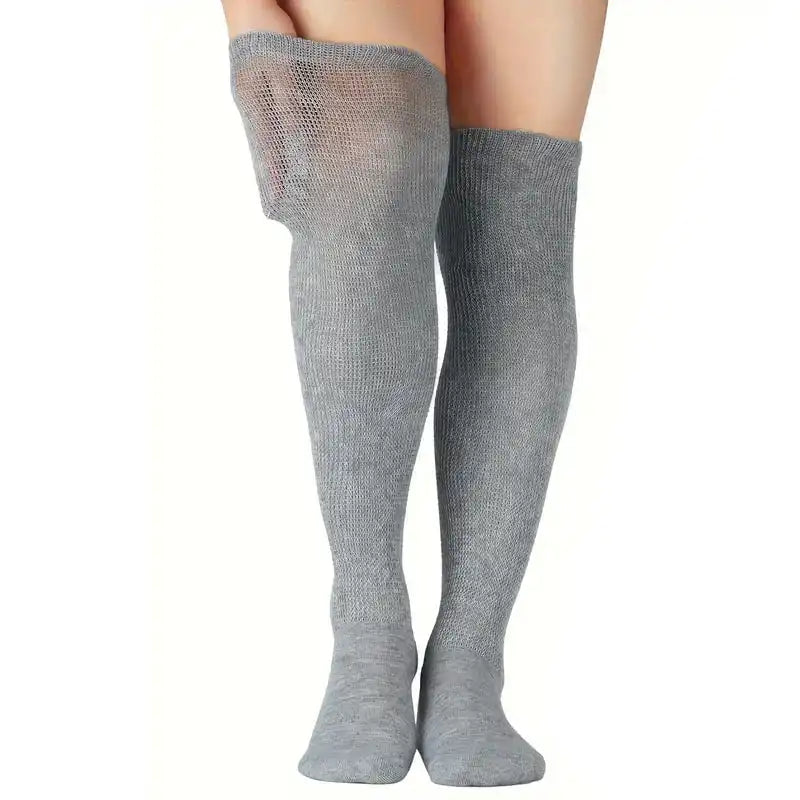 Extra Loose Nursing Socks Knee-High Diabetic Socks(2 Pairs)