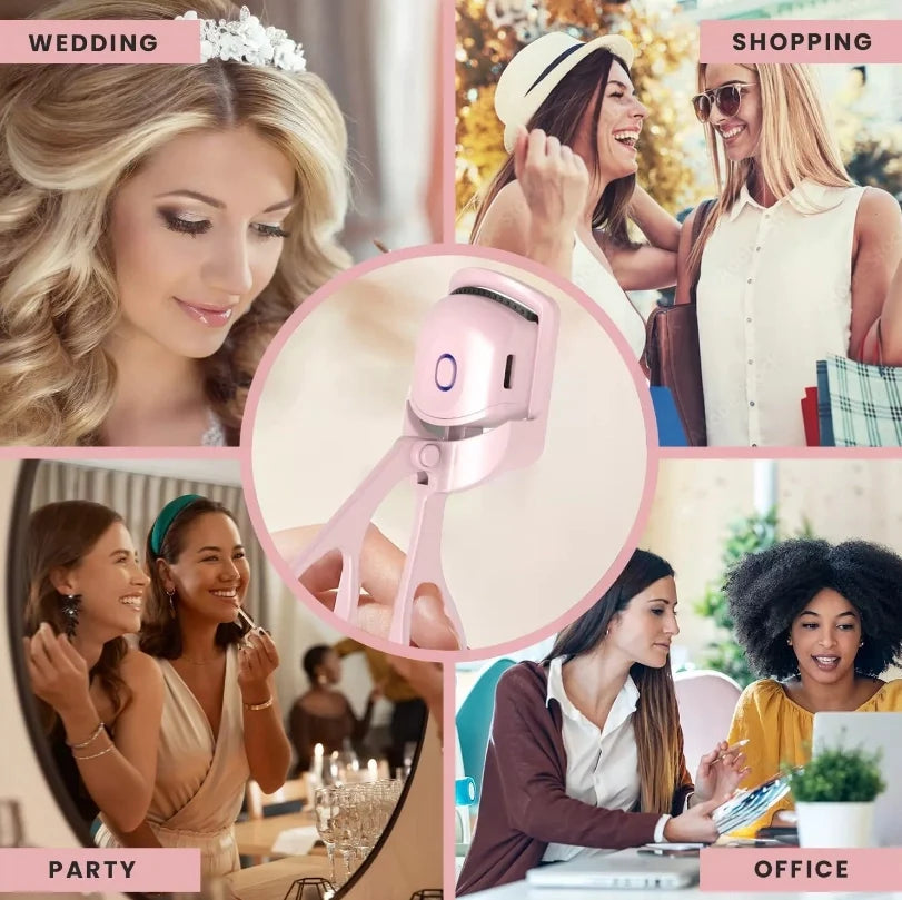 USB Rechargeable Electric Eyelash Curler Heated Eyelash Curler Rechargeable