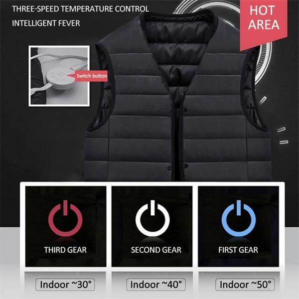 Unisex Usb Electric Heated Vests/Jacket 2019 Upgrade Lightweight