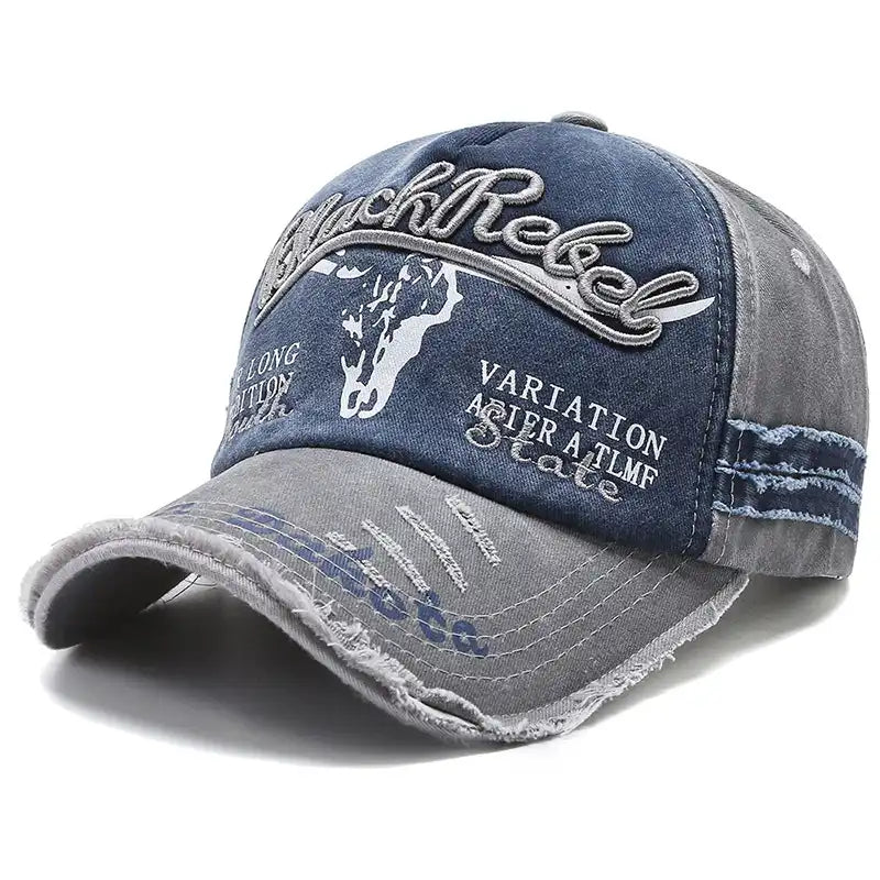 Faded Memories Embroidered Cotton Ball Cap
