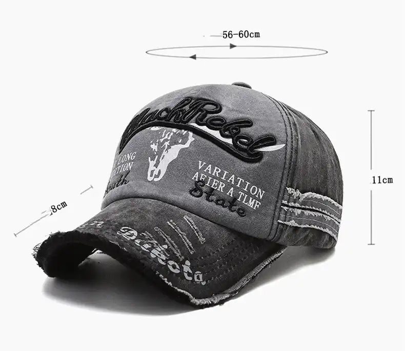 Faded Memories Embroidered Cotton Ball Cap