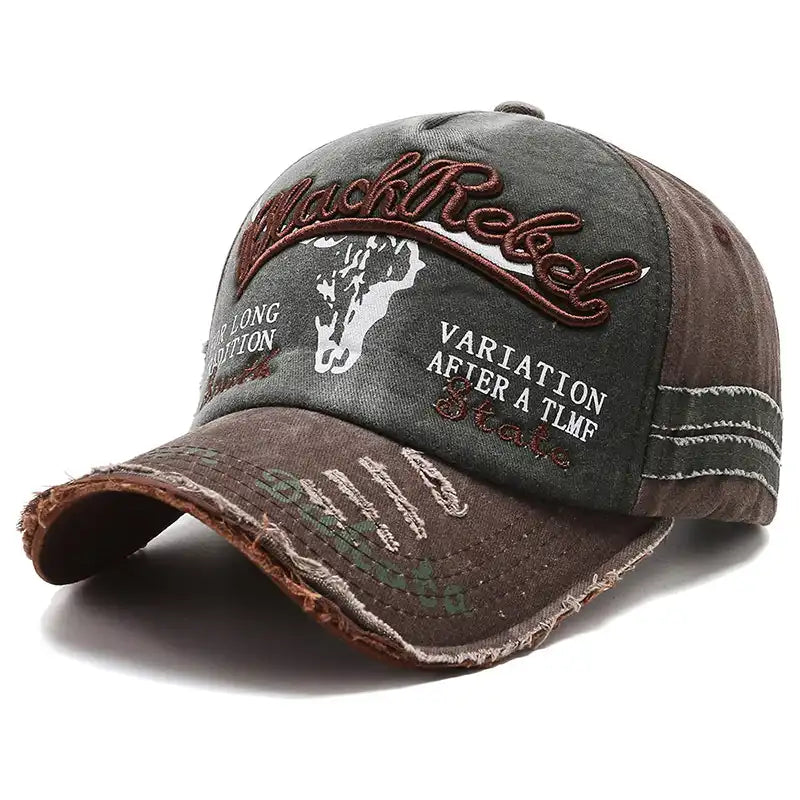 Faded Memories Embroidered Cotton Ball Cap