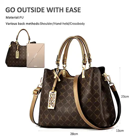 Fashionable Designer Ladies Handbag Shoulder Bag Printed Tote Bag