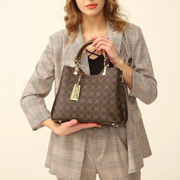 Fashionable Designer Ladies Handbag Shoulder Bag Printed Tote Bag