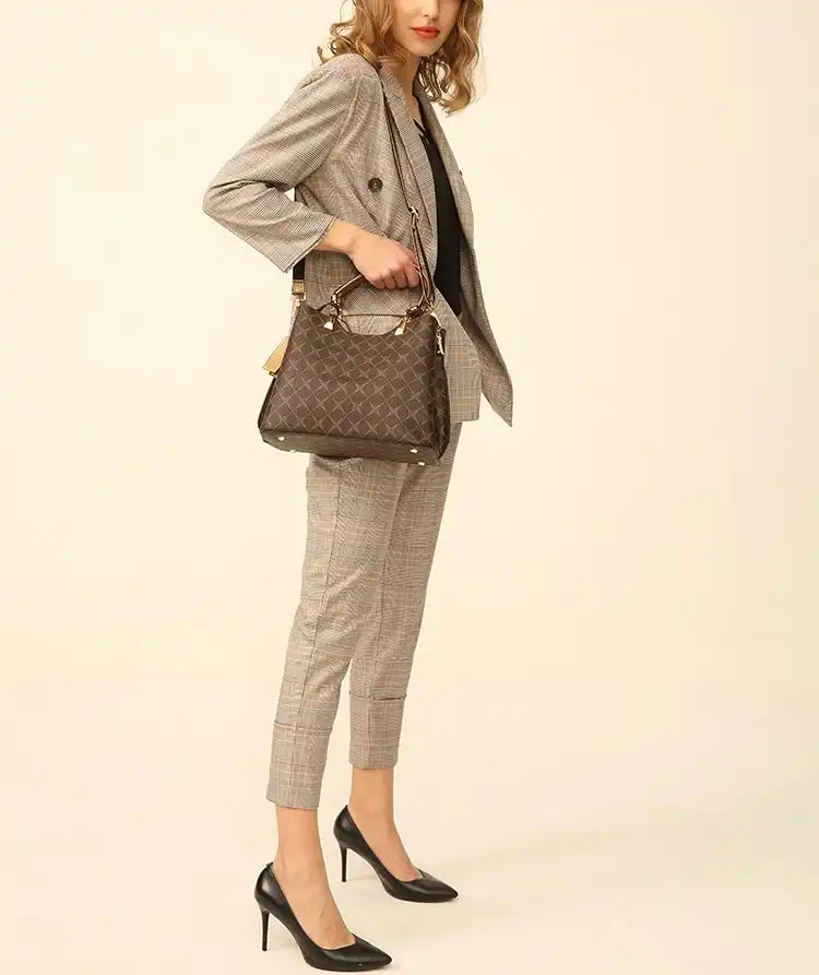 Fashionable Designer Ladies Handbag Shoulder Bag Printed Tote Bag