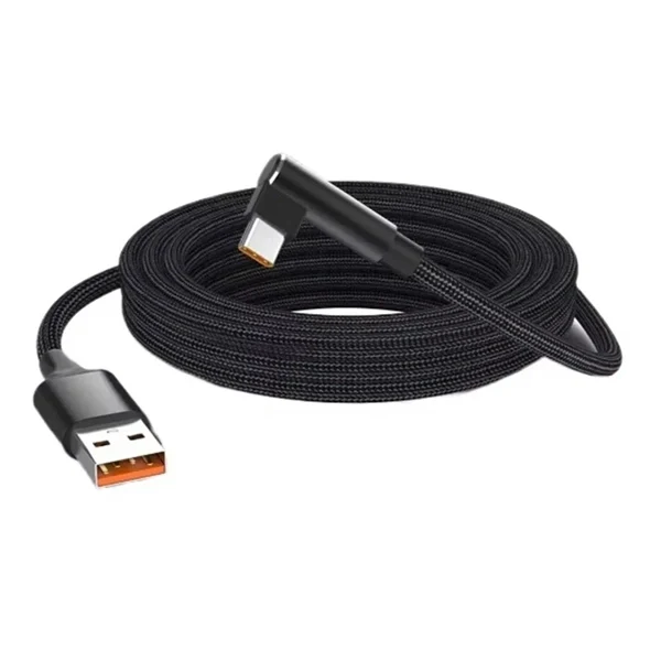 6A 66W Fast Charging USB-C Elbow Cable