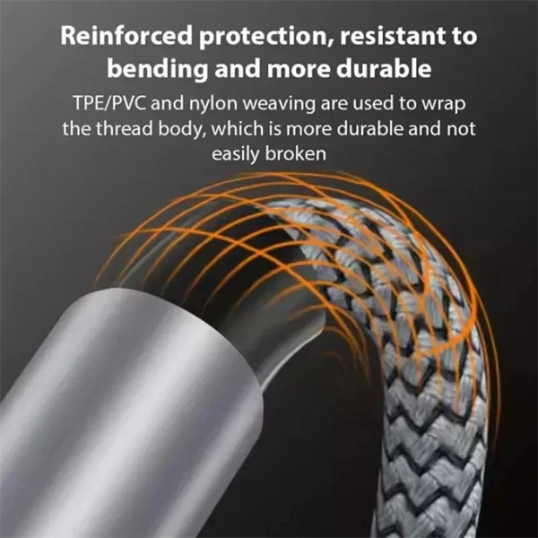 6A 66W Fast Charging USB-C Elbow Cable