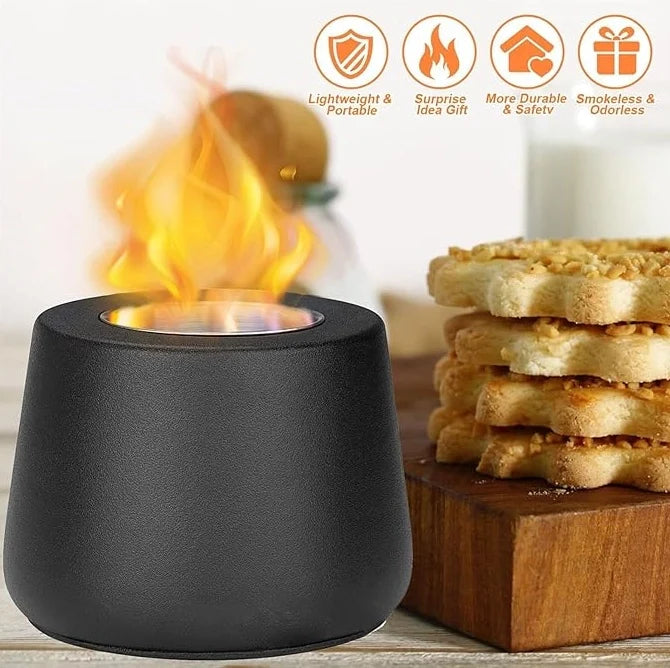 Indoor Tabletop Fire Pit Fireplace Outdoor Patio Portable Smokeless Fireplace