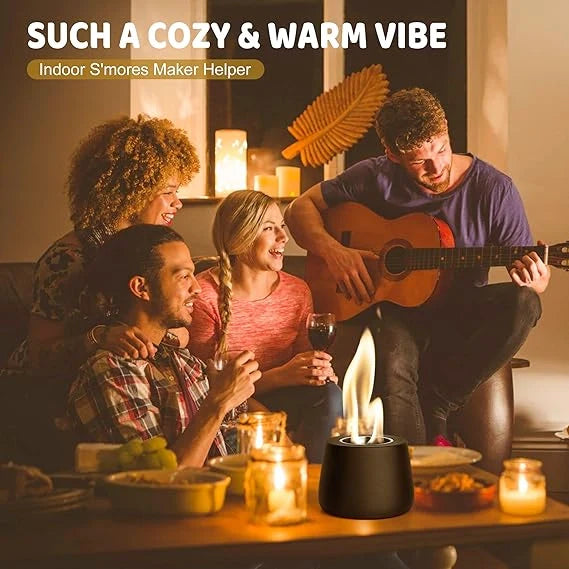 Indoor Tabletop Fire Pit Fireplace Outdoor Patio Portable Smokeless Fireplace