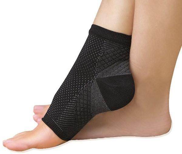 Compression Foot Sleeves - Open Toe Socks for Plantar Fasciitis and Arch Pain