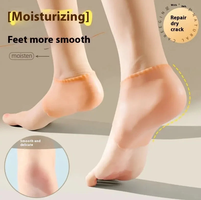 Silicon Heel Protection Covers for Plantar Fasciitis & Heel Spurs