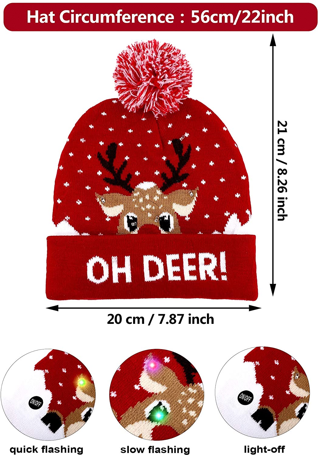 Christmas LED Beanies Hat