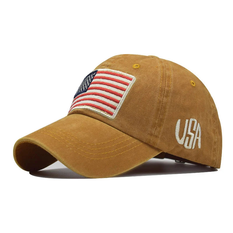 USA Baseball Cap Classic American Flag Hat