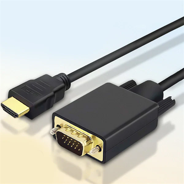 HDMI to VGA Adapter Cable – High-Definition Video Conversion for PC, Monitor & Projector