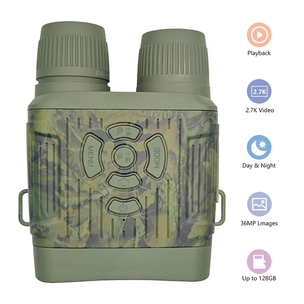 HD Night Vision Binoculars – Capture Photos & Videos, Ideal for Hunting and Outdoor Adventures