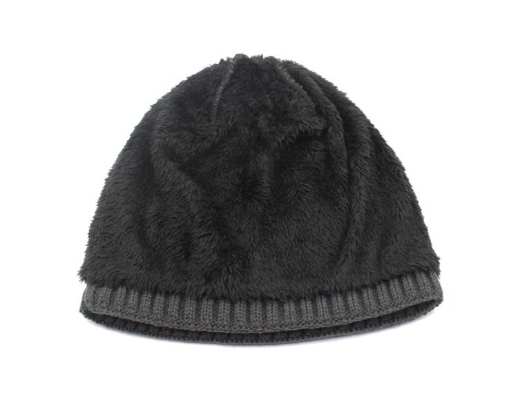 Men's Winter Beanies Scarf Knitted Hat