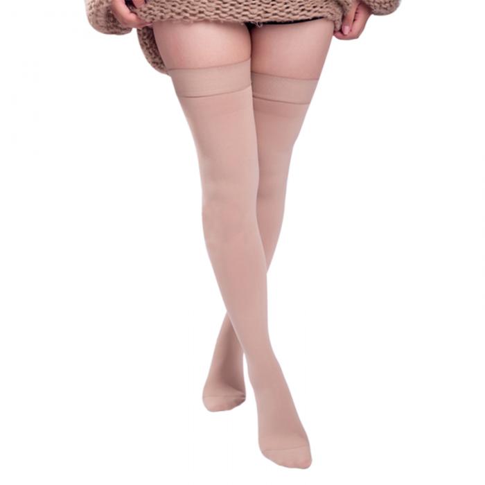 Hot-sale Varicose Veins Thigh High 25-30 mmHg Open Toe And Toe-Wrapped Medical Compression Socks