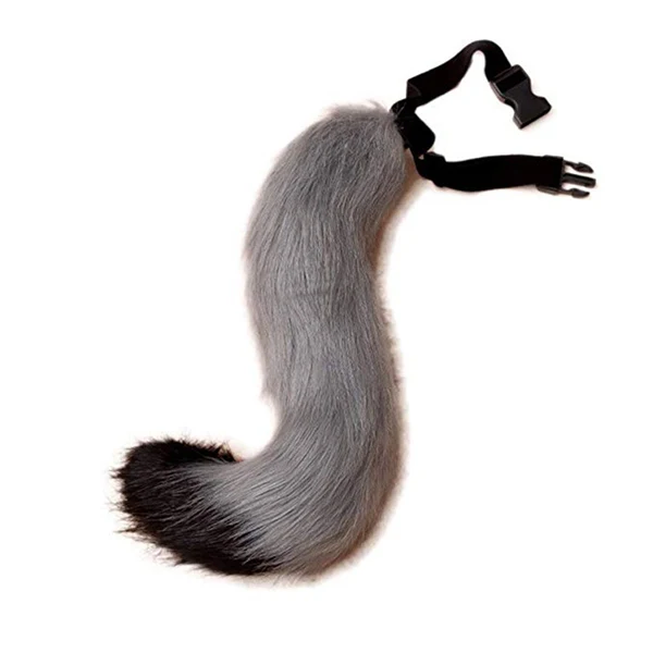 Halloween Faux Werewolf Tail – Adjustable Cosplay Accessory for Halloween & Anime Roleplay