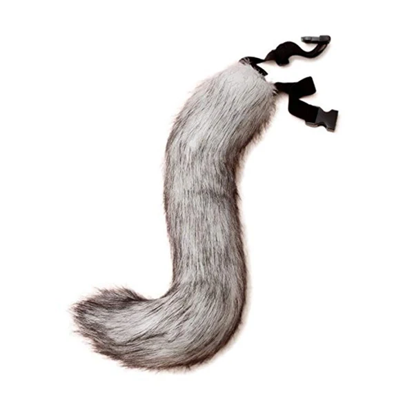 Halloween Faux Werewolf Tail – Adjustable Cosplay Accessory for Halloween & Anime Roleplay
