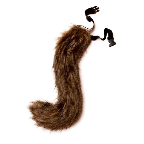 Halloween Faux Werewolf Tail – Adjustable Cosplay Accessory for Halloween & Anime Roleplay