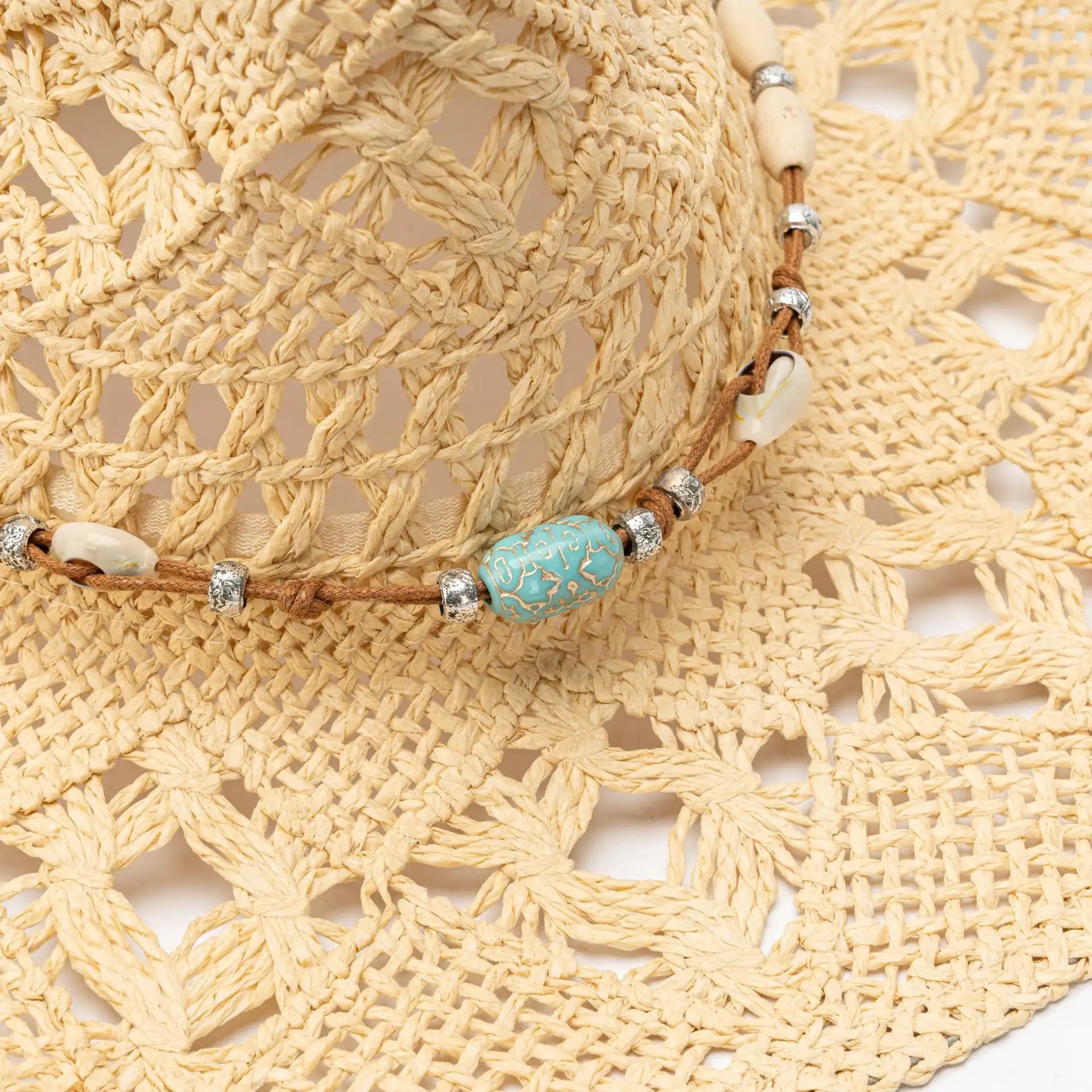 Hand-woven Women's Straw Cowboy Hat