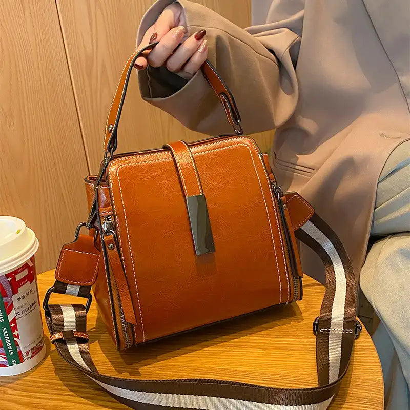 Handcraft Vintage Elegance Leather Crossbody Bag | Stylish Women's Perfect Gift