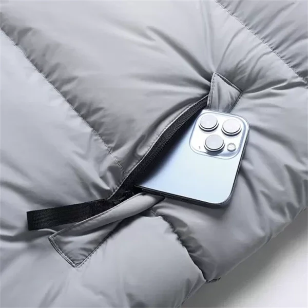 Heated Cotton Jacket with USB Power - Warm Winter Coat for Outdoor Activities