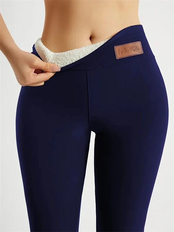 High-Waisted Thermal Leggings for Women – Thick, Stretchy & Slimming Pants for Yoga, Lounge & Everyday Wear