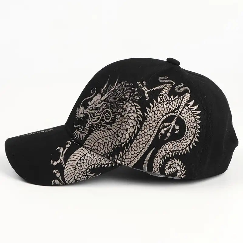 Hip Hop Vibe Dragon Pattern Baseball Cap