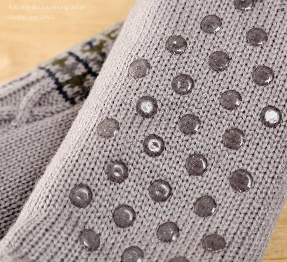 Indoor Thermal Socks - Non-Slip, Plush Lining