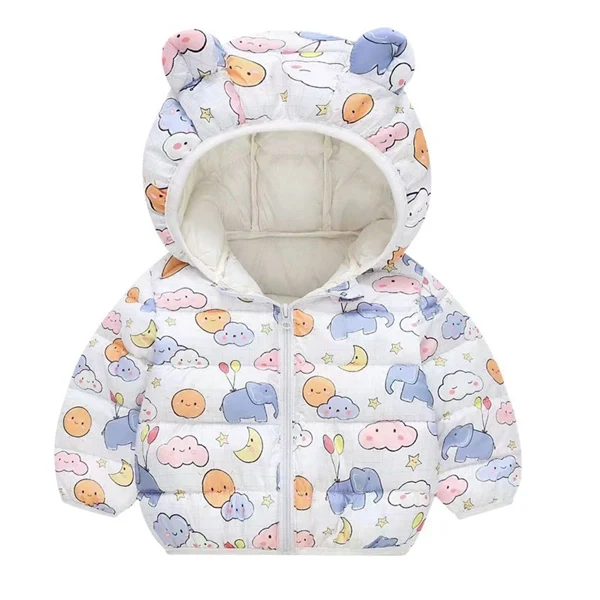 Kids Fun Animal Cotton Padded Jacket