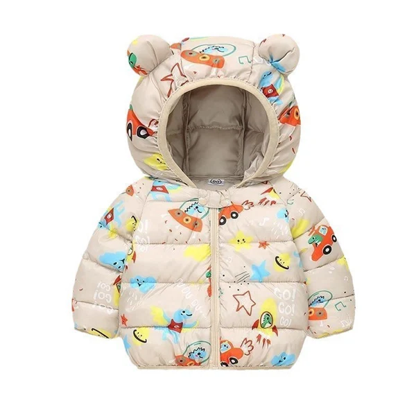 Kids Fun Animal Cotton Padded Jacket