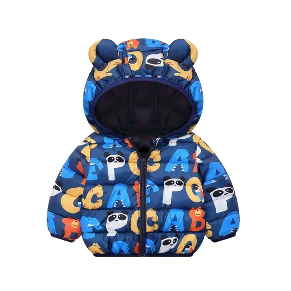 Kids Fun Animal Cotton Padded Jacket
