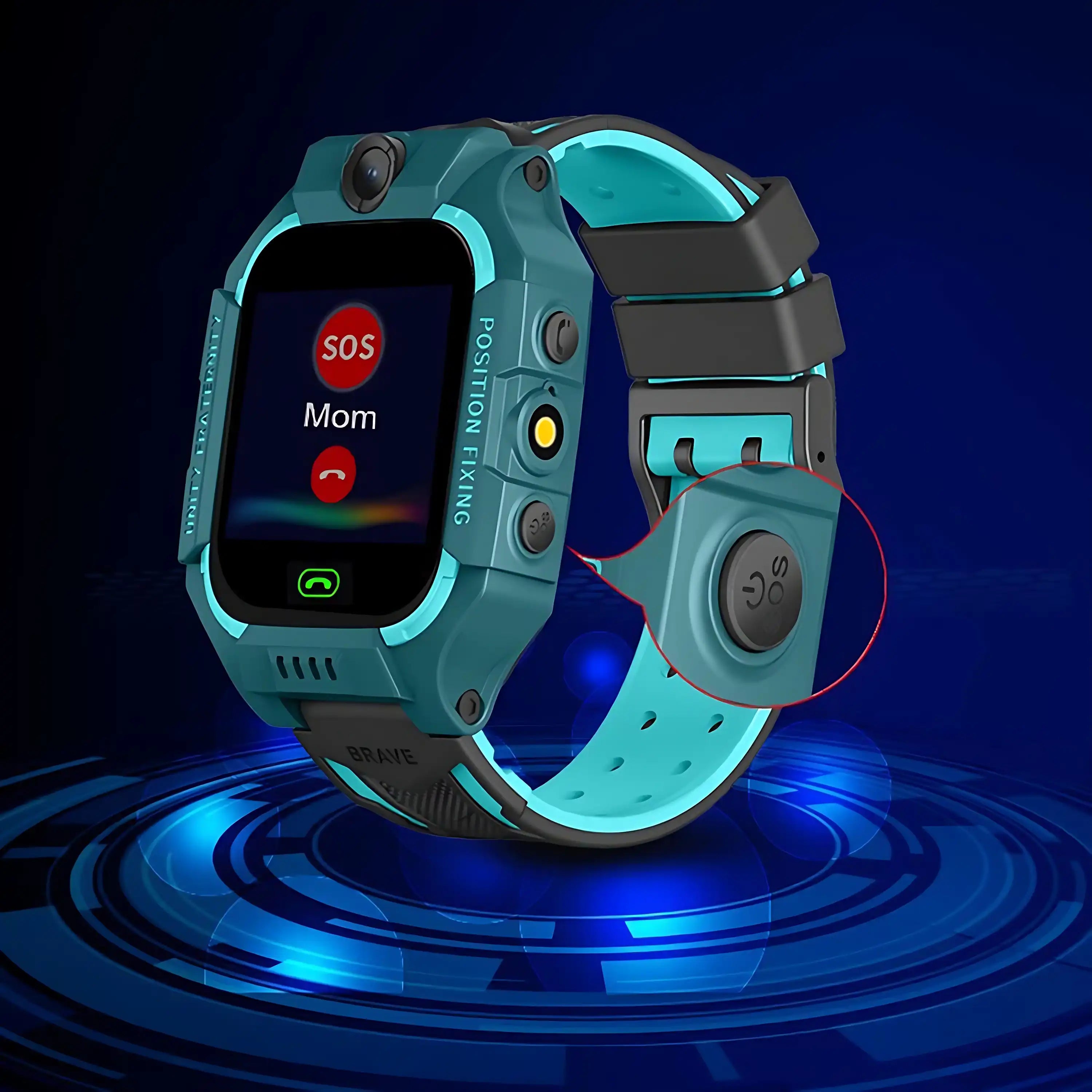 Kids SOS Smartwatch with GPS & 2G Calling - Waterproof Camera Watch for Boys & Girls