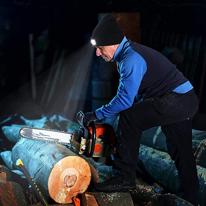 LED Beanie For Camping Fishing Hiking Climbing