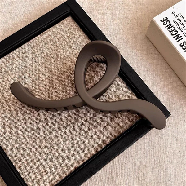 Large Claw Clip for Women – Matte Shark Hair Clip for Thick Hair