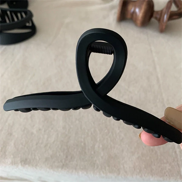 Large Claw Clip for Women – Matte Shark Hair Clip for Thick Hair