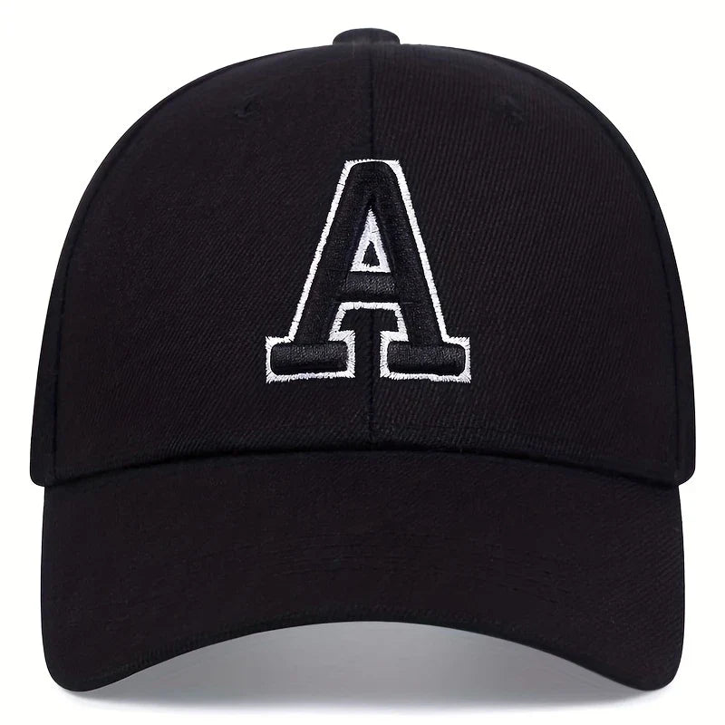 Letter "A" Embroidery Baseball Cap Unisex