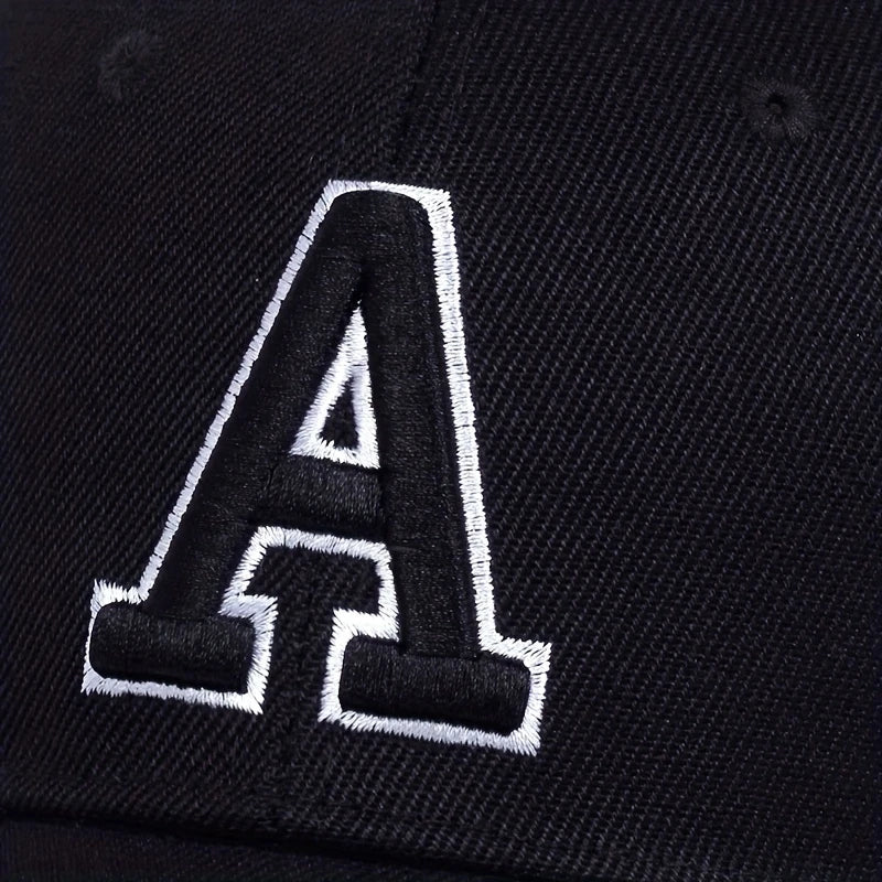 Letter "A" Embroidery Baseball Cap Unisex